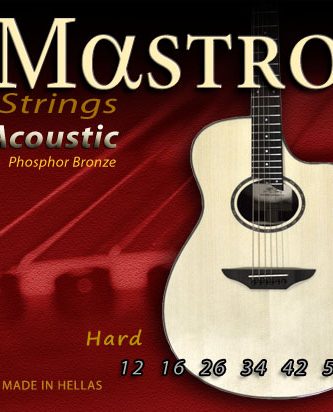Mastro 0,12 Phosphor Bronze Acoustic Guitar Strings Set